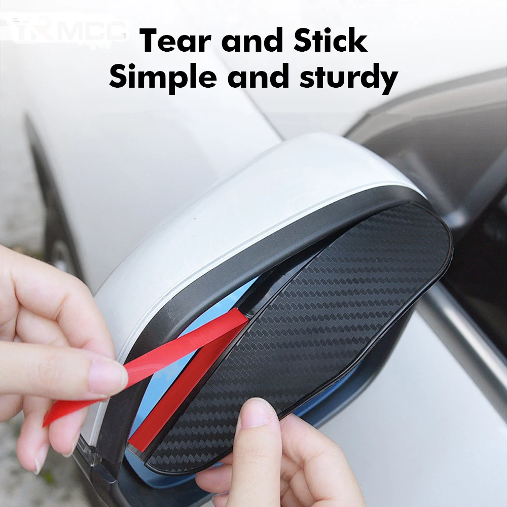 2Pcs Car Mirror Rain Shield