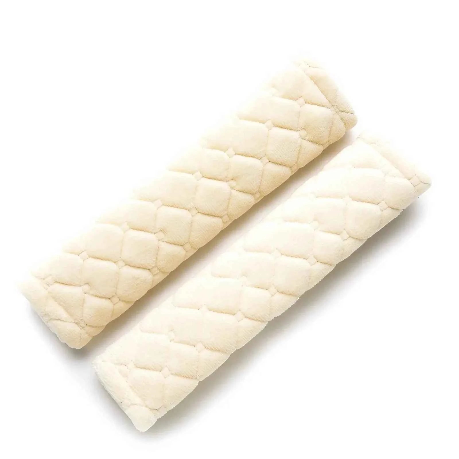 2Pcs Soft Velvet Seat Belt Covers