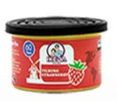 Car Air Freshener Strawberries Scent Organic Cans. Vehicle Fragrance Long Lasting Smell. 