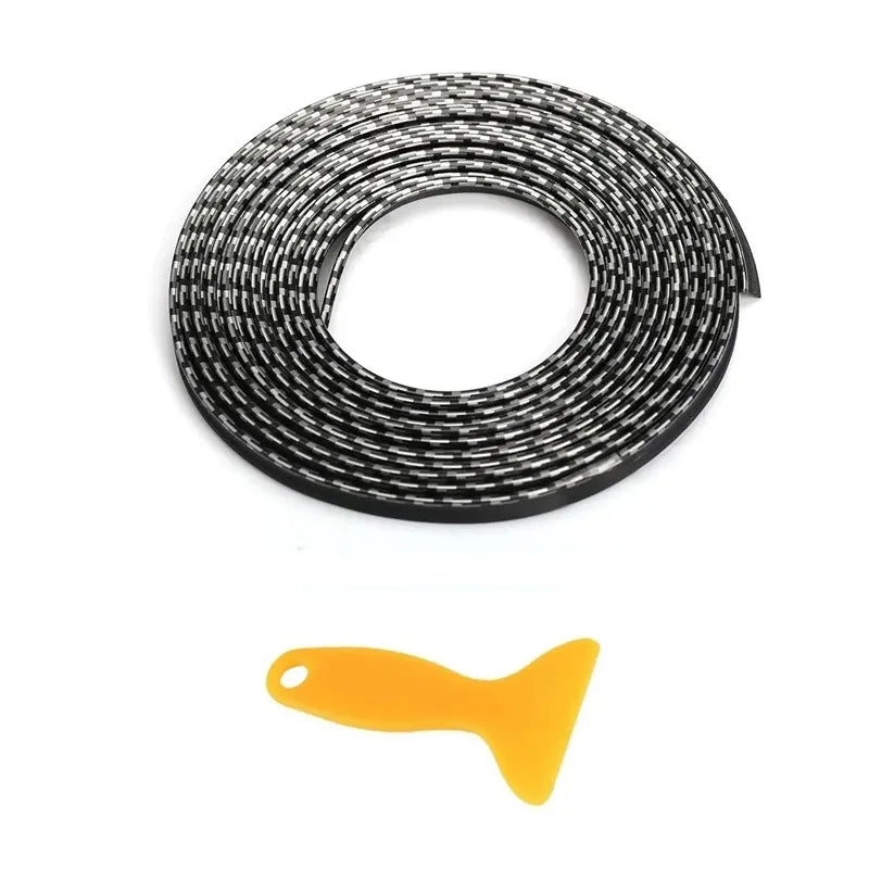 Car Interior Moulding Decorative Trim Strips. Carbon