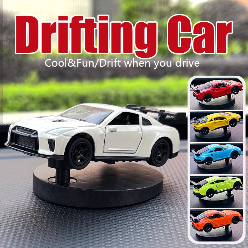 Dashboard Drift Car Spinning Toy Model. Dash Ornament Accessory  