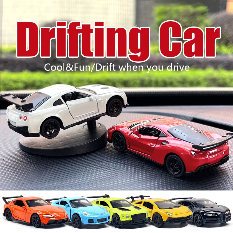 Dashboard Drift Car Spinning Toy Model. Dash Ornament Accessory 