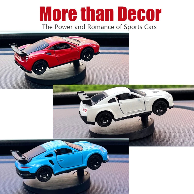 Dashboard Drift Car Spinning Toy Model. Dash Ornament Accessory 