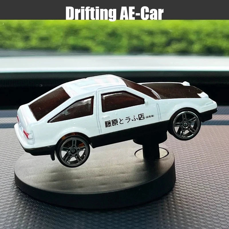 Dashboard Drift Car Spinning Toy Model. Dash Ornament Accessory AE Car