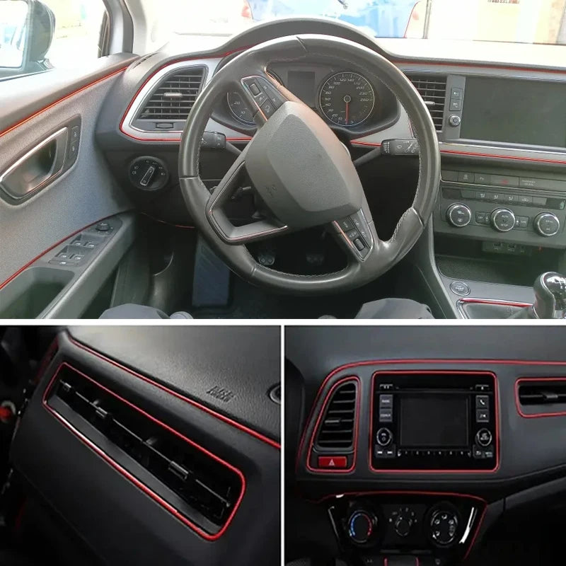Car Interior Moulding Decorative Trim Strips. 