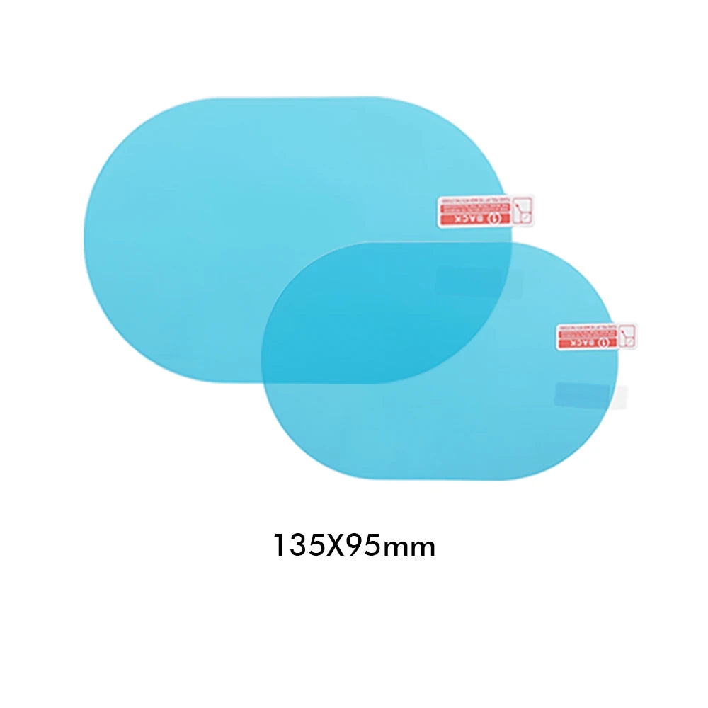 Rainproof Anti Fog Sticker for Car Mirrors. Side Mirror Waterproof Stick On Vehicle Decal Size 2