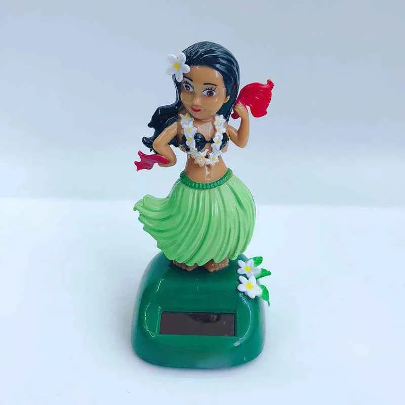 Solar Powered Hawaiian Girl Dashboard Decoration