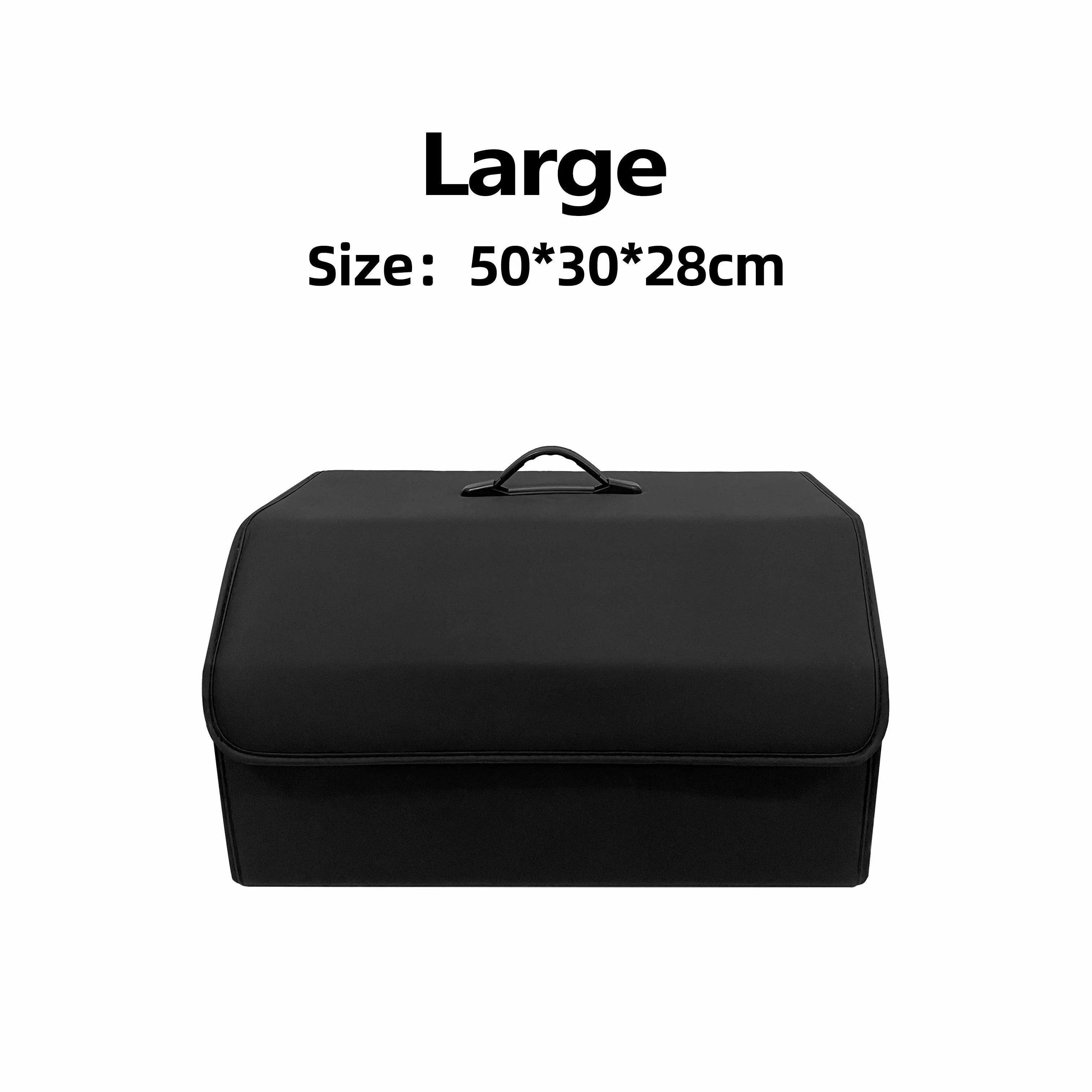 PU Leather Car Trunk Storage Organizer Collapsible