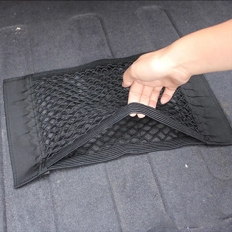 Mesh Velcro Trunk Storage Organizer