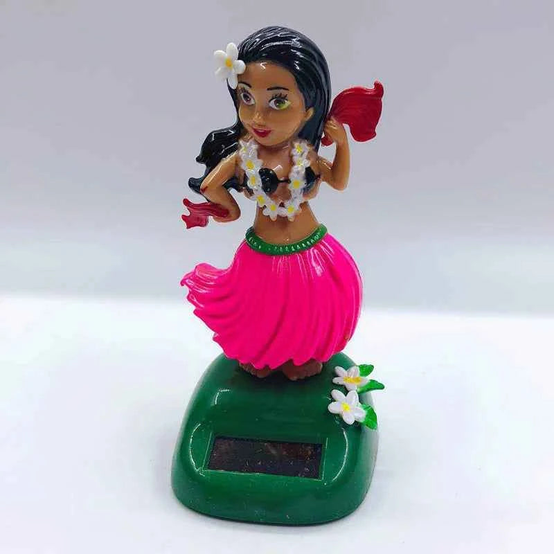 Solar Powered Hawaiian Girl Dashboard Decoration
