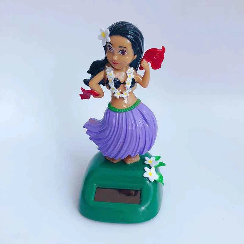 Solar Powered Hawaiian Girl Dashboard Decoration