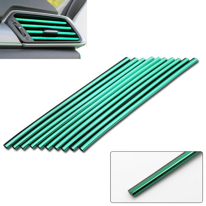 10Pcs Car Air Vent Decorative Strips