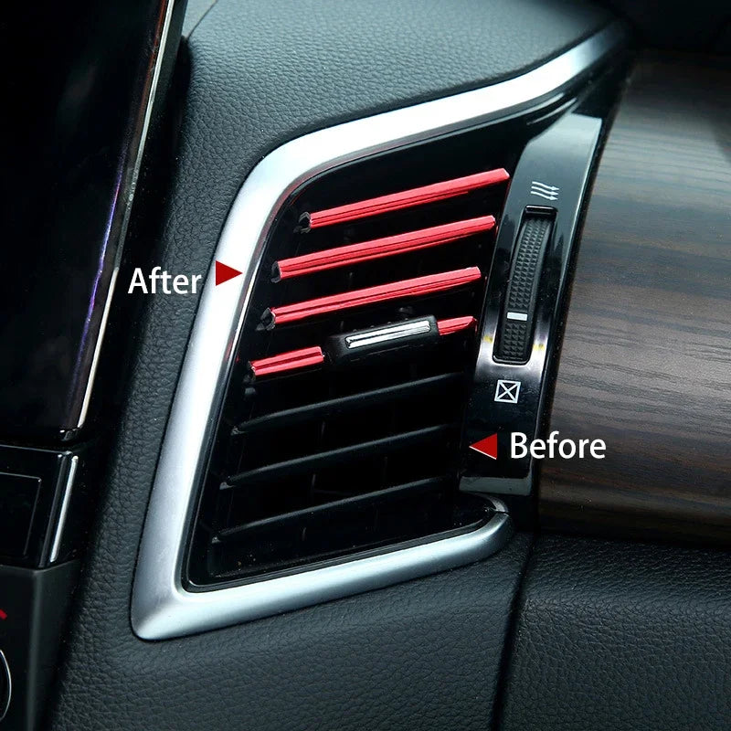 10Pcs Car Air Vent Decorative Strips