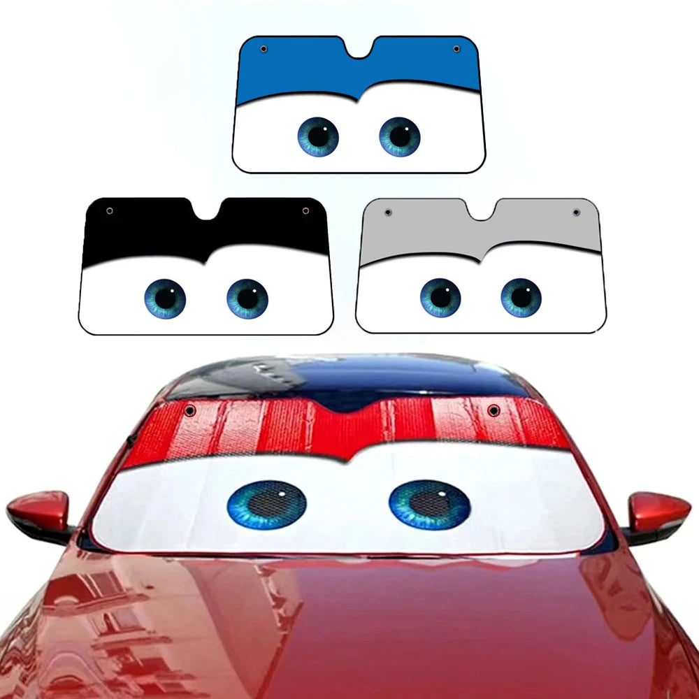 Car Eyes Windshield Sunshade