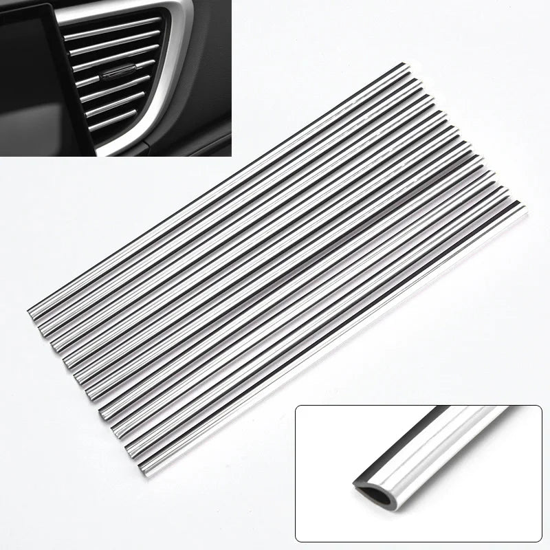 10Pcs Car Air Vent Decorative Strips