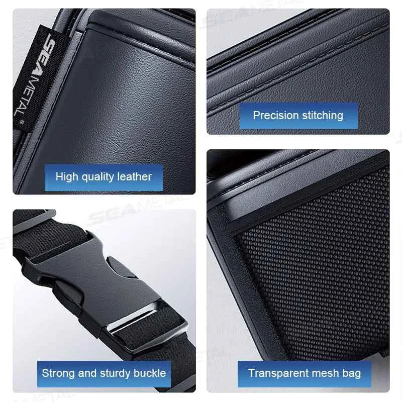 Leather Trunk Hanging Storage Organizer Bag