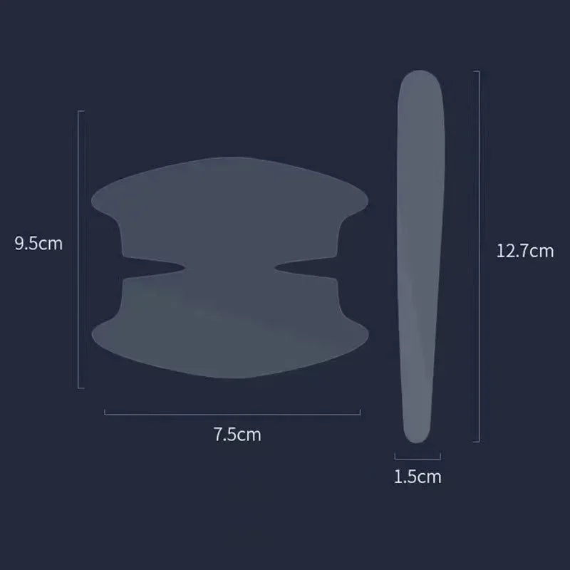 8Pcs TPU Car Door Handle Anti-scratch Stickers