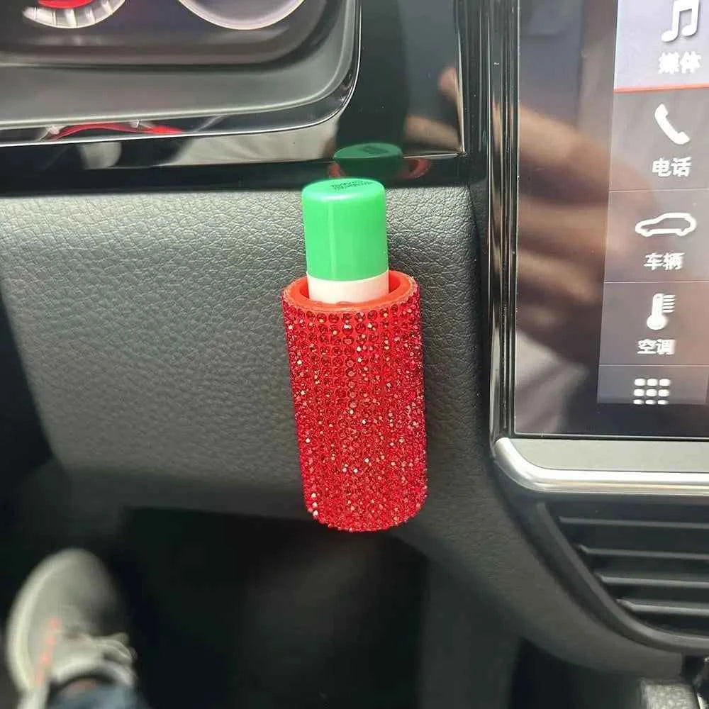Rhinestone Chapstick Holder
