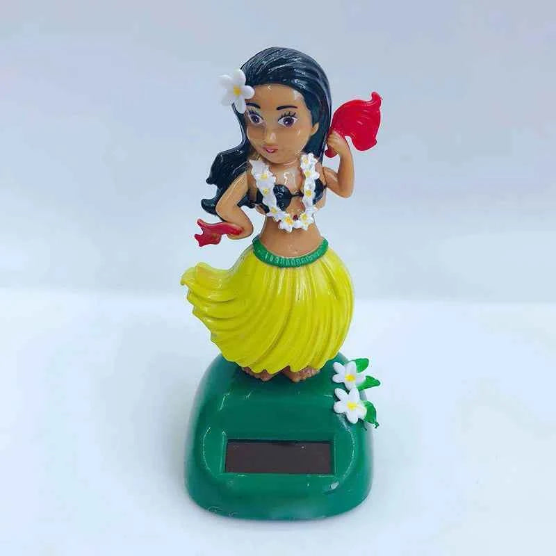 Solar Powered Hawaiian Girl Dashboard Decoration