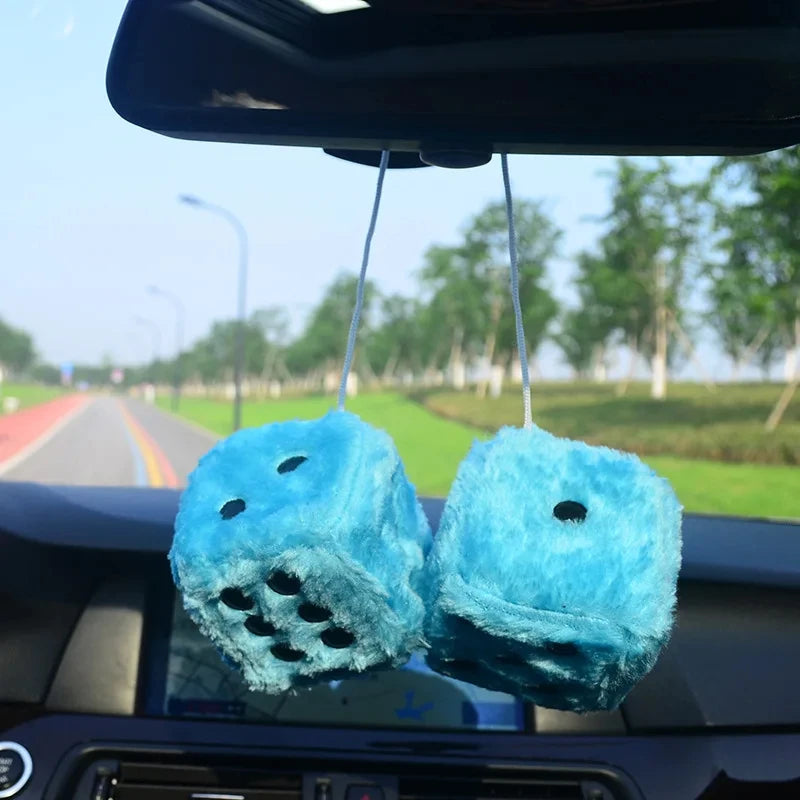 Dice Rear View Mirror Decor
