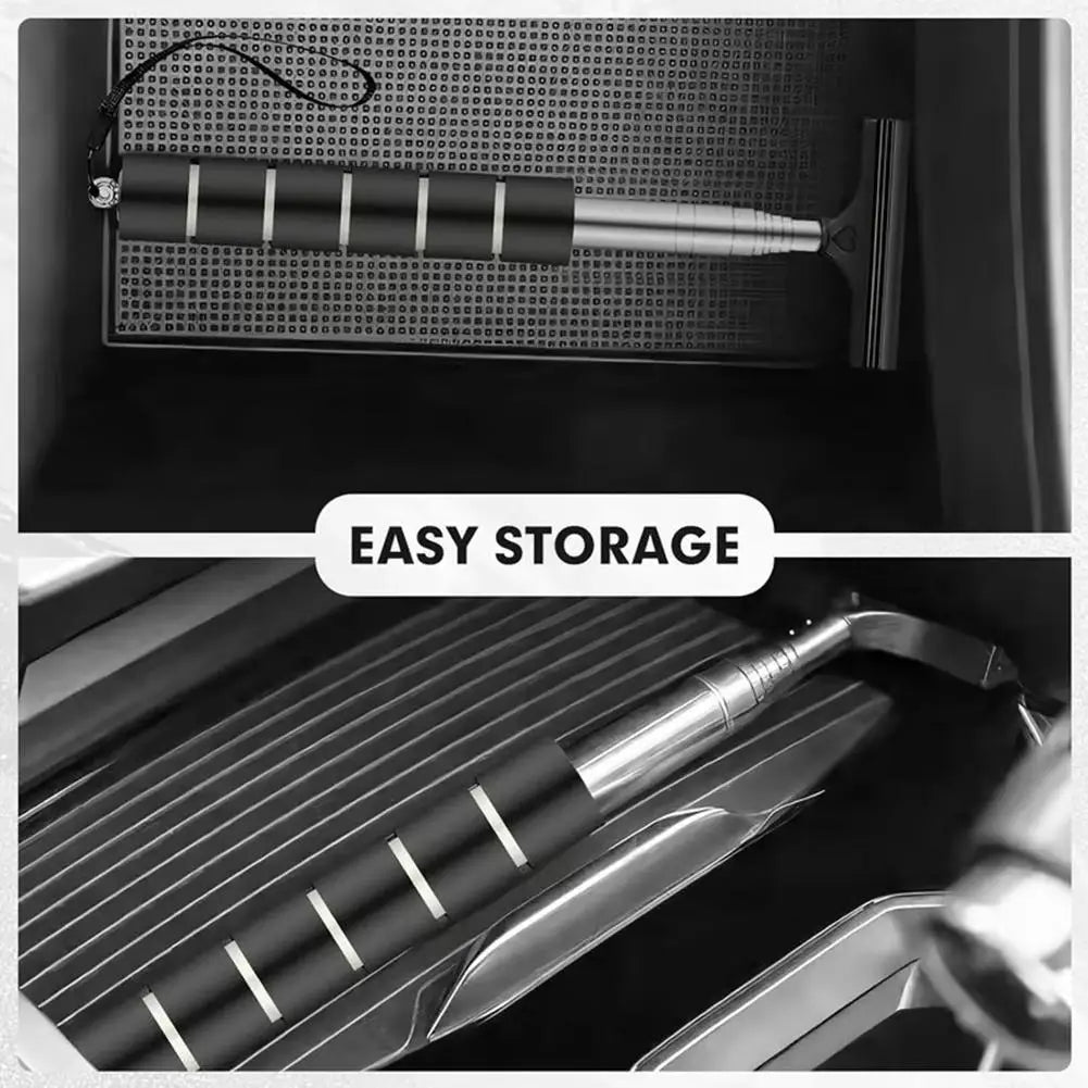 Telescopic Car Side Mirror Squeegee