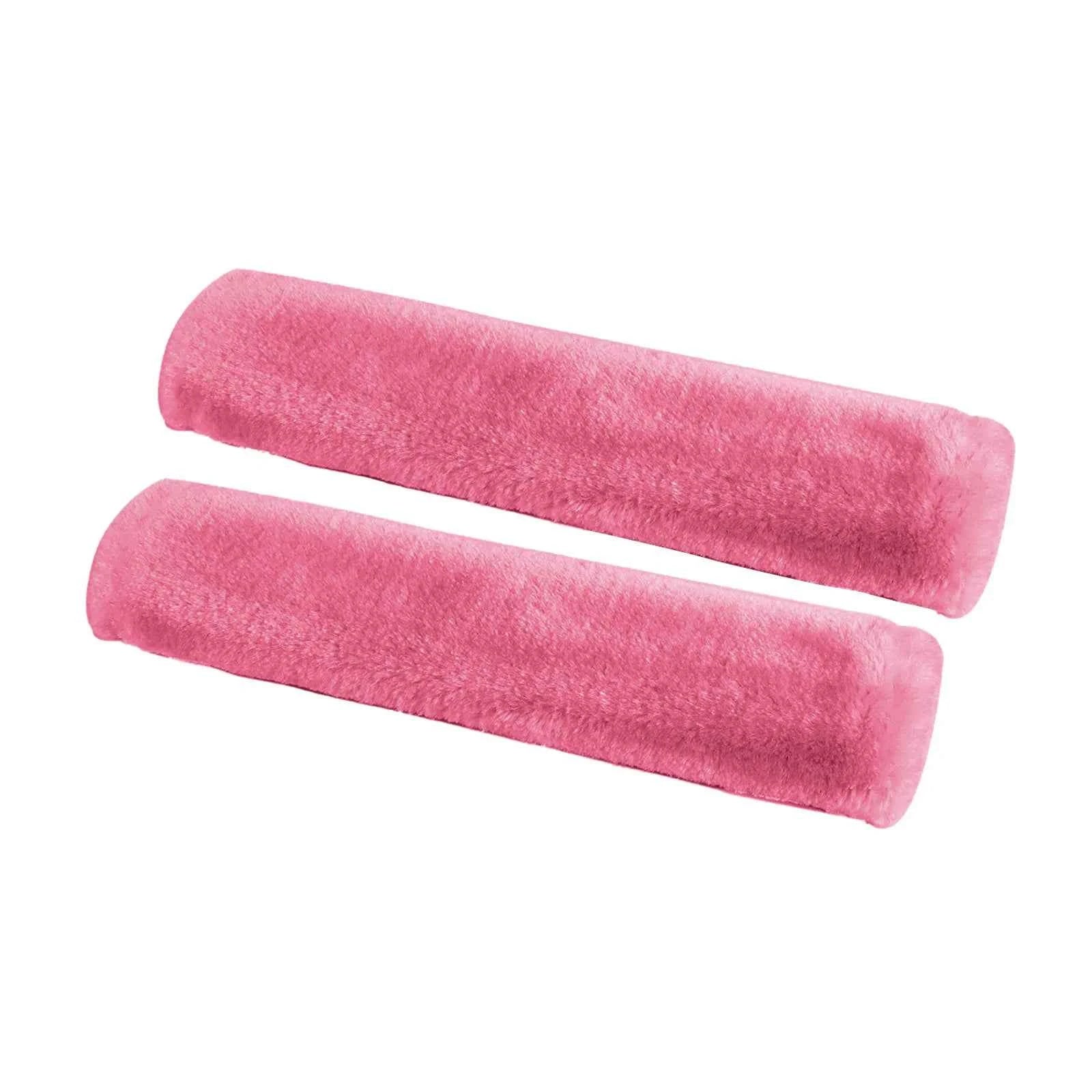 2 Pcs Soft Faux Fur Car Seat Belt Cover