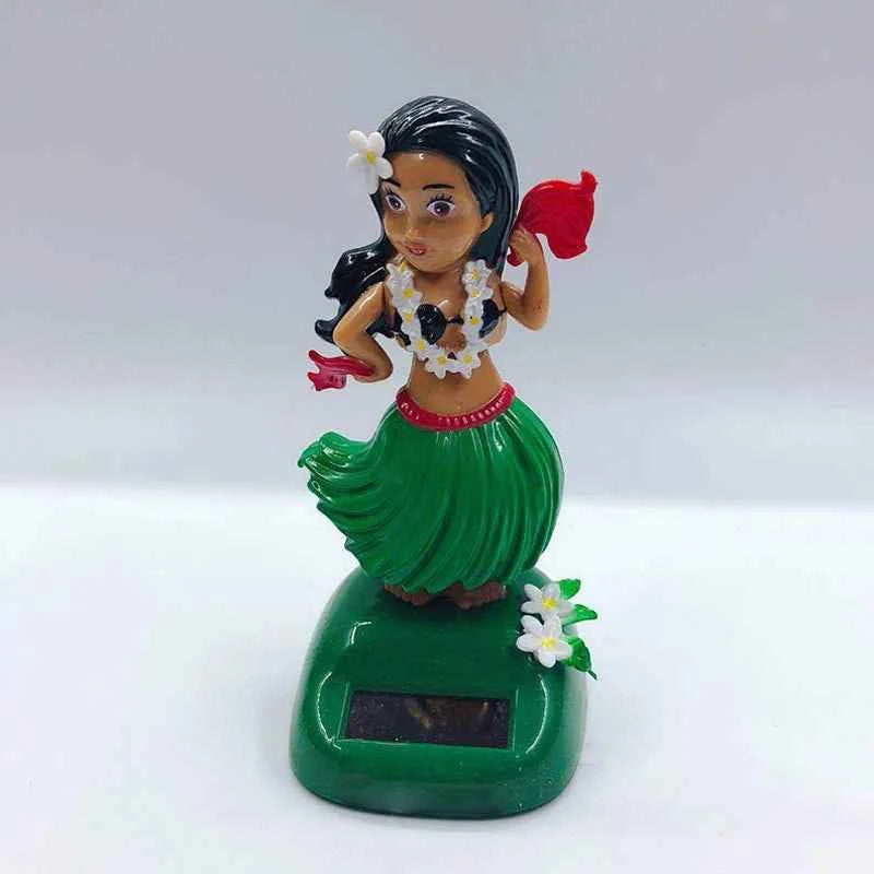 Solar Powered Hawaiian Girl Dashboard Decoration