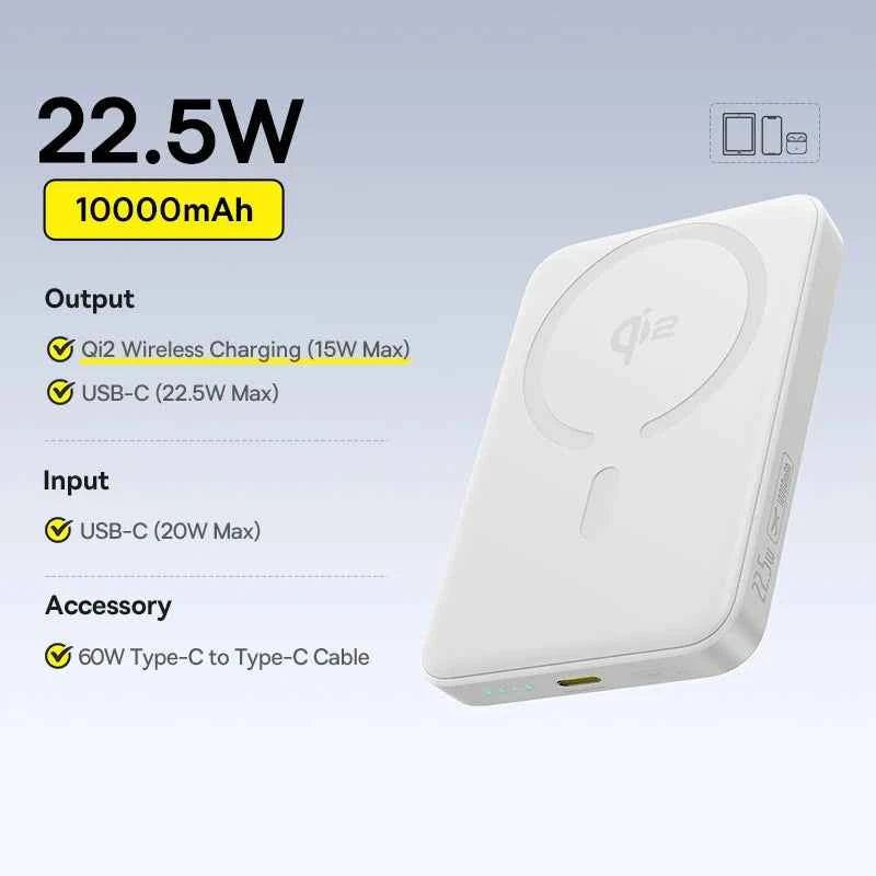 Baseus Qi2 Magnetic Power Bank