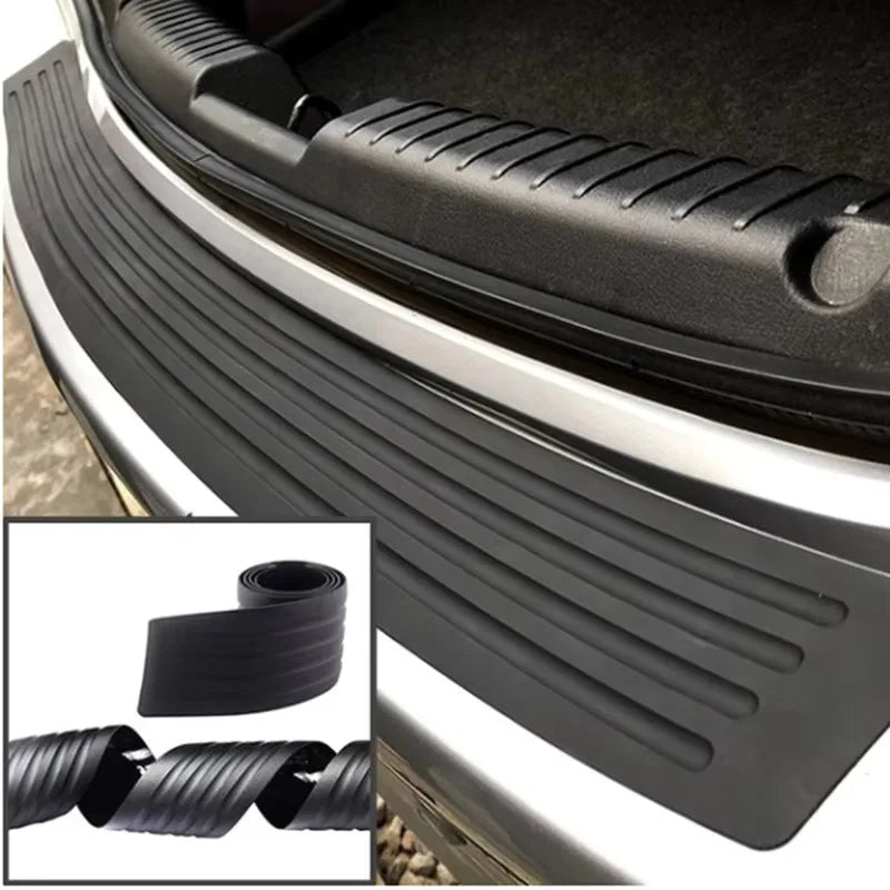 Universal Rear Rubber Bumper Guard Protector Strip