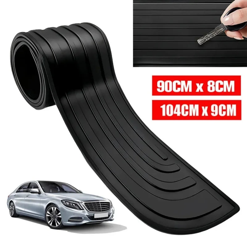 Universal Rear Rubber Bumper Guard Protector Strip