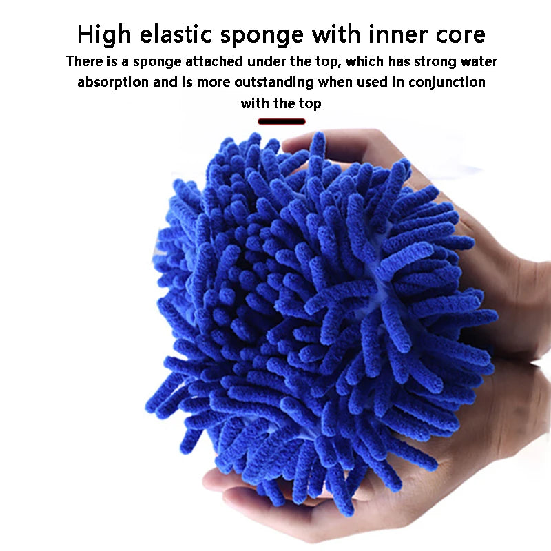 Car Wash Microfiber Hand Sponge
