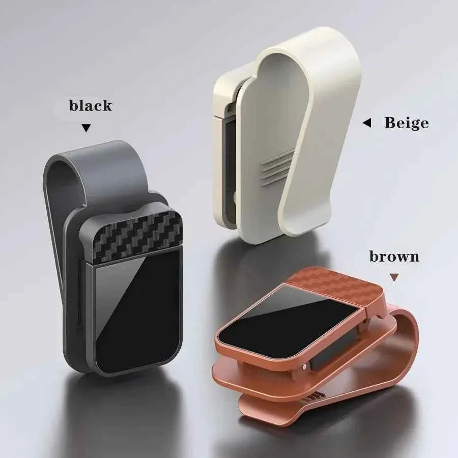 Carbon Fiber Sun Visor Sunglasses Clip