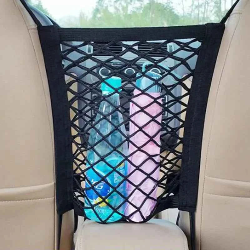 Car Pet Barrier Seat Divider Storage Net Bag