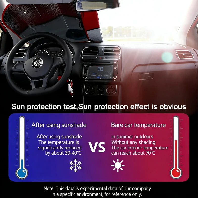 Car Eyes Windshield Sunshade